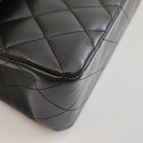 Chanel So Black Lambskin Small Classic Flap - Picture 11 of 16